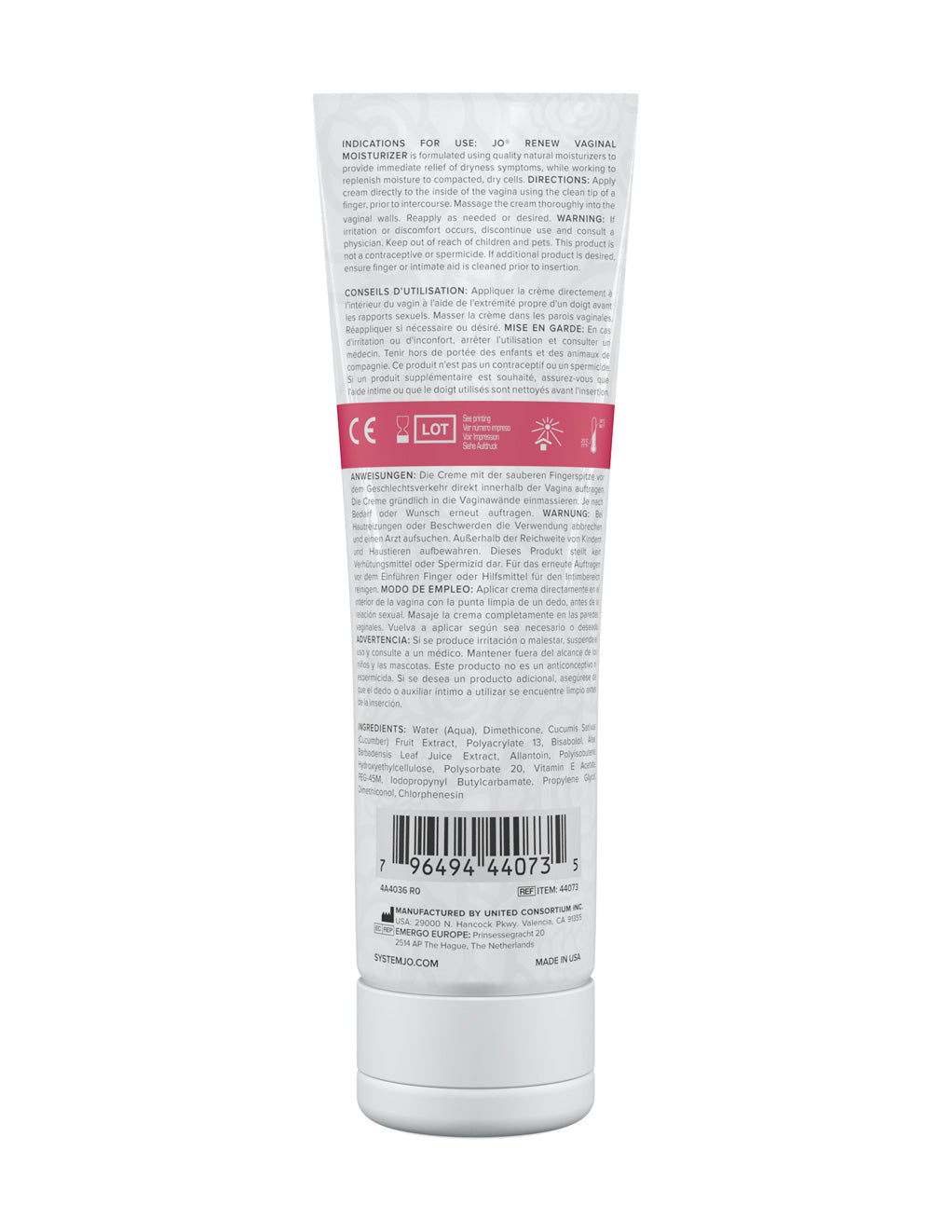 Jo Vaginal Moisturizer Back