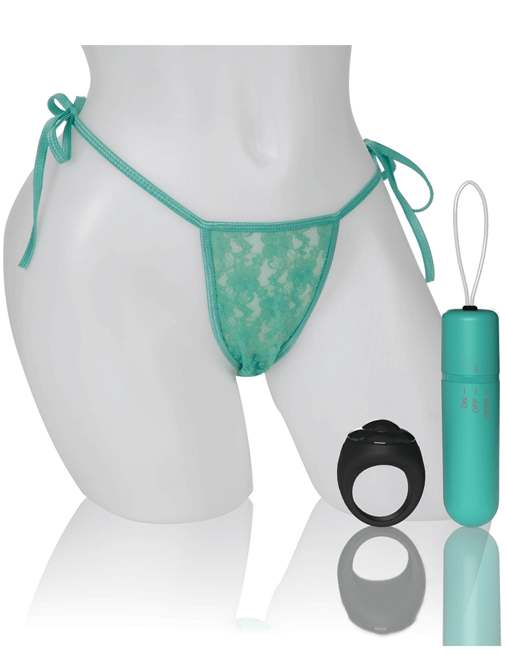 Screaming O 4T Vibrating Panty - Kiwi - Set