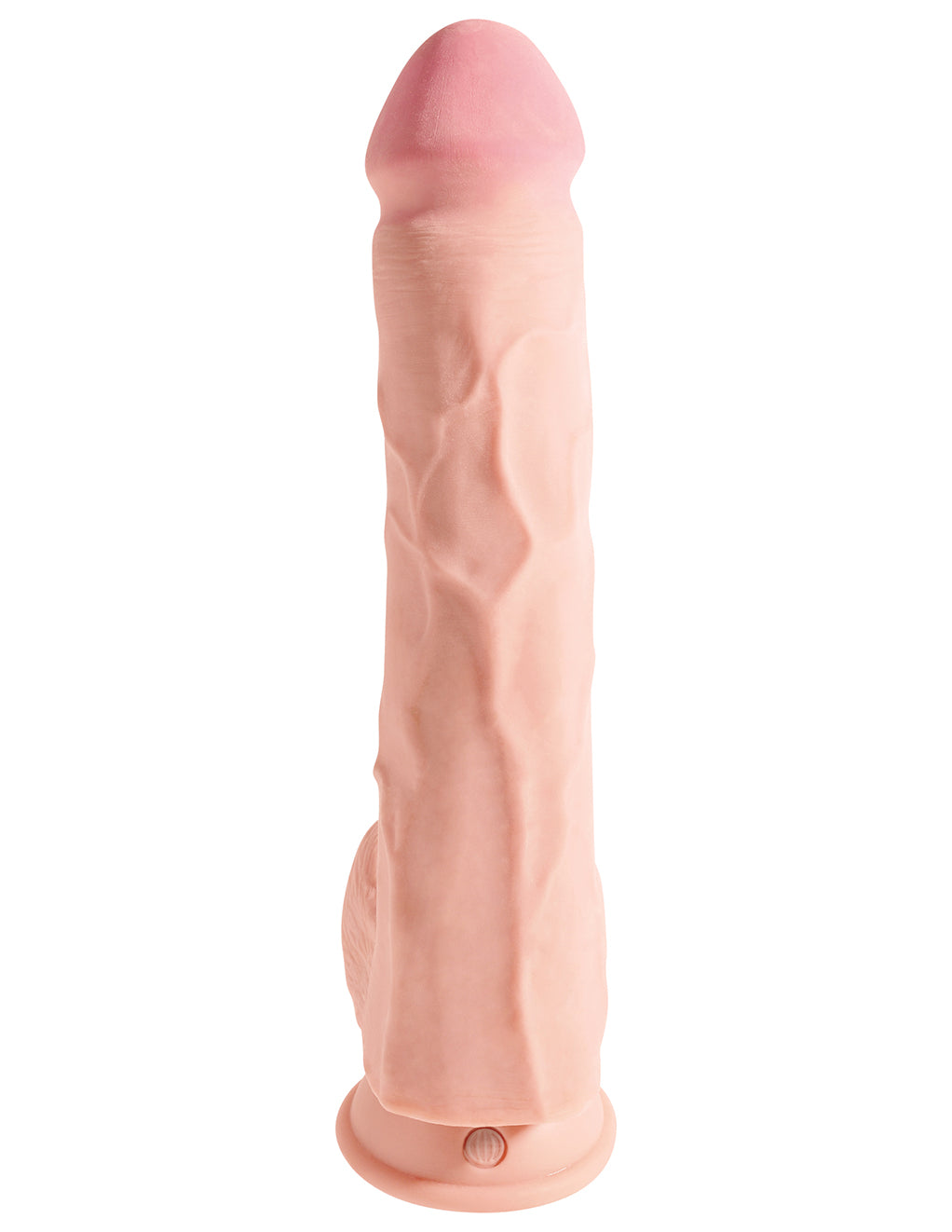 King Cock Plus 12" 3D Cock w/ Balls- Top View