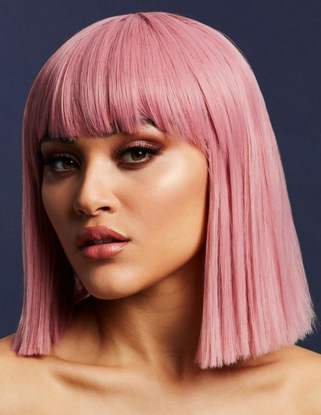 Fever Lola Wig- Ash Pink- Front