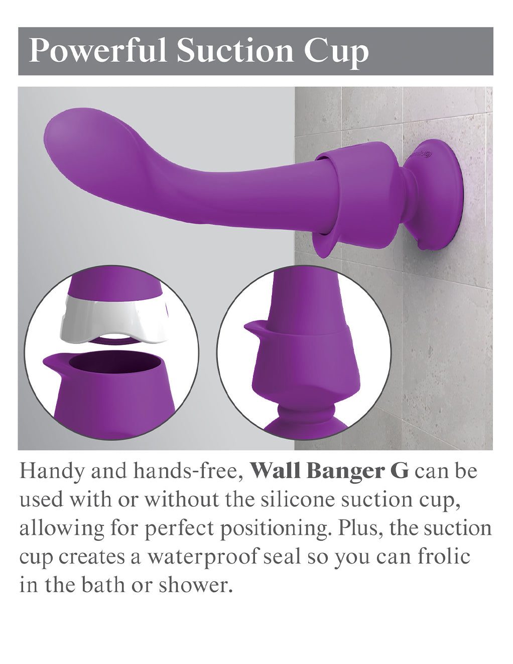 3Some Wall Banger G- Suction Cup Diagram