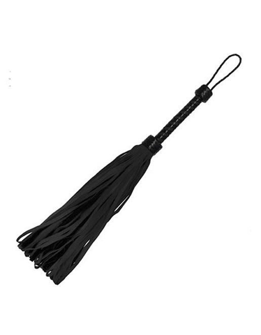 Kookie International Suede Loop Flogger- Black- Front