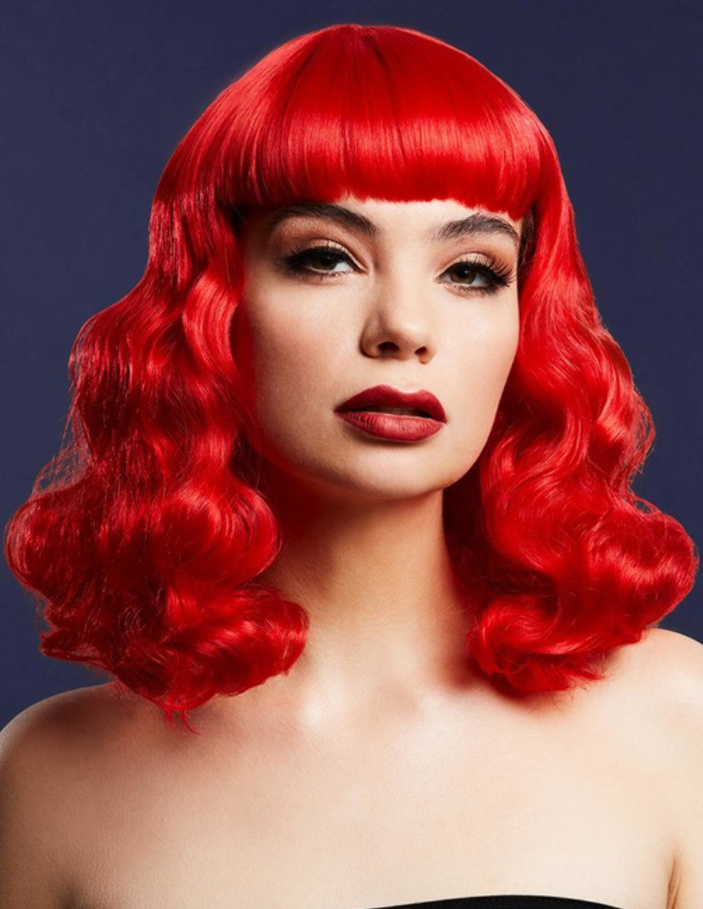 Fever Bettie Wig- Red- Front