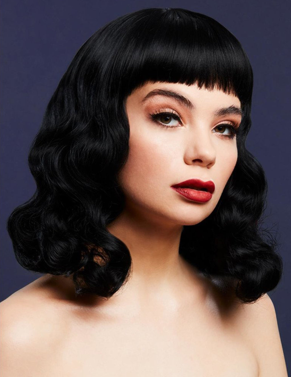 Fever Bettie Wig- Black- Front