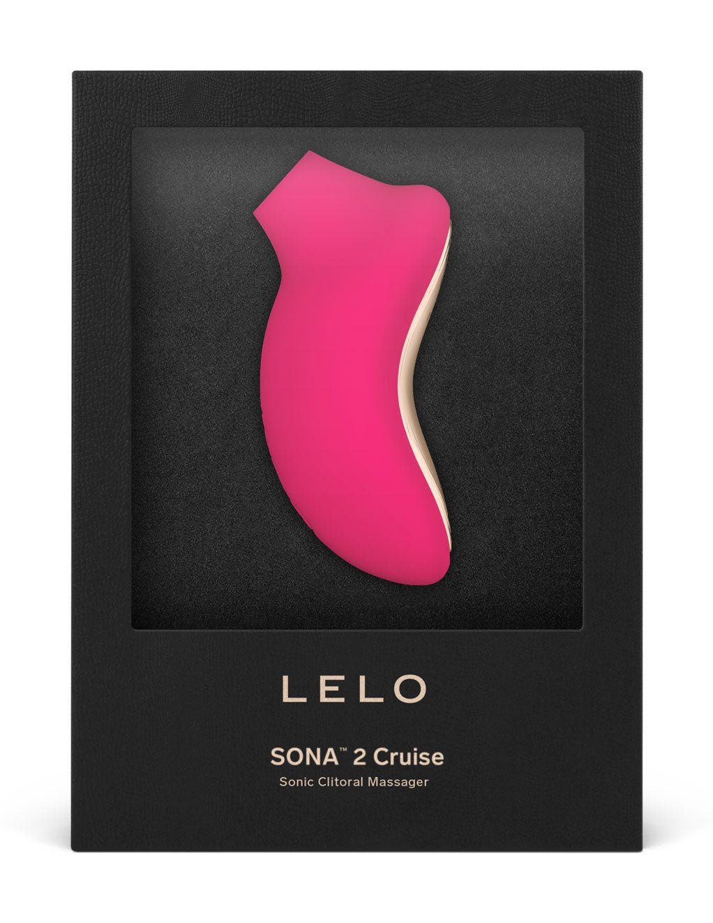 Lelo Sona Cruise 2 Sonic Clitoral Massager- Cerise- Box