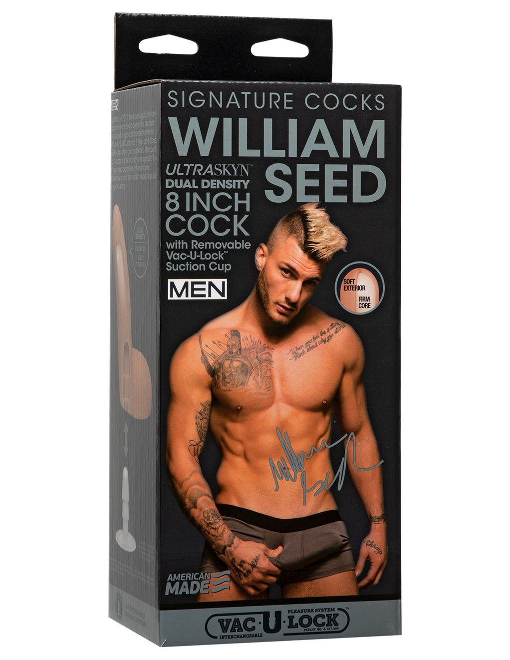 Signature Cocks William Seed Ultraskyn 8 Inch Cock- box