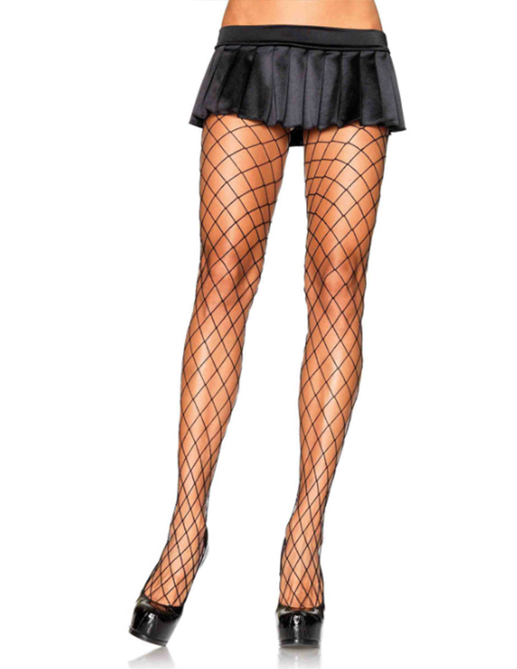 Leg Avenue Fence Net Stockings- Black