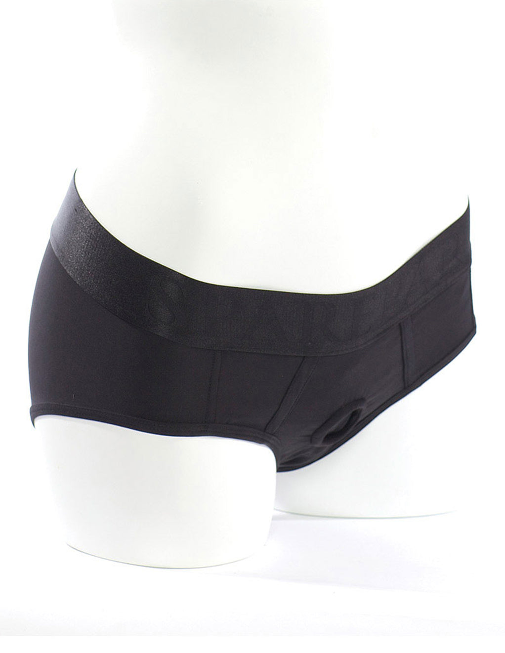 SpareParts Tomboi Harness- Black Black- Front Angle