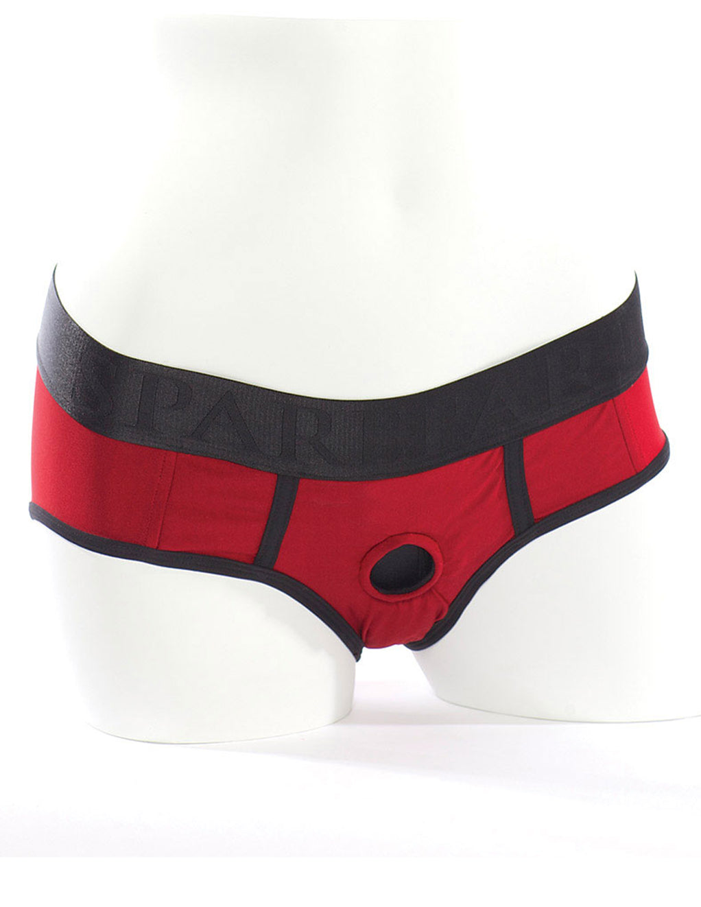 SpareParts Tomboi Harness- Red Black- Front