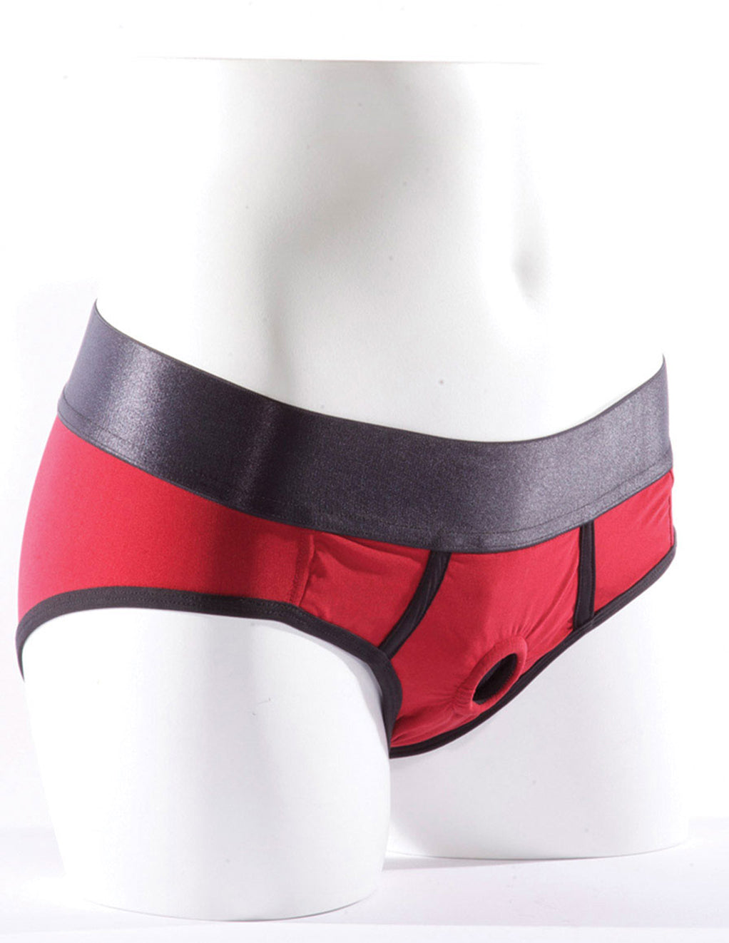SpareParts Tomboi Harness- Red Black- Side Angle
