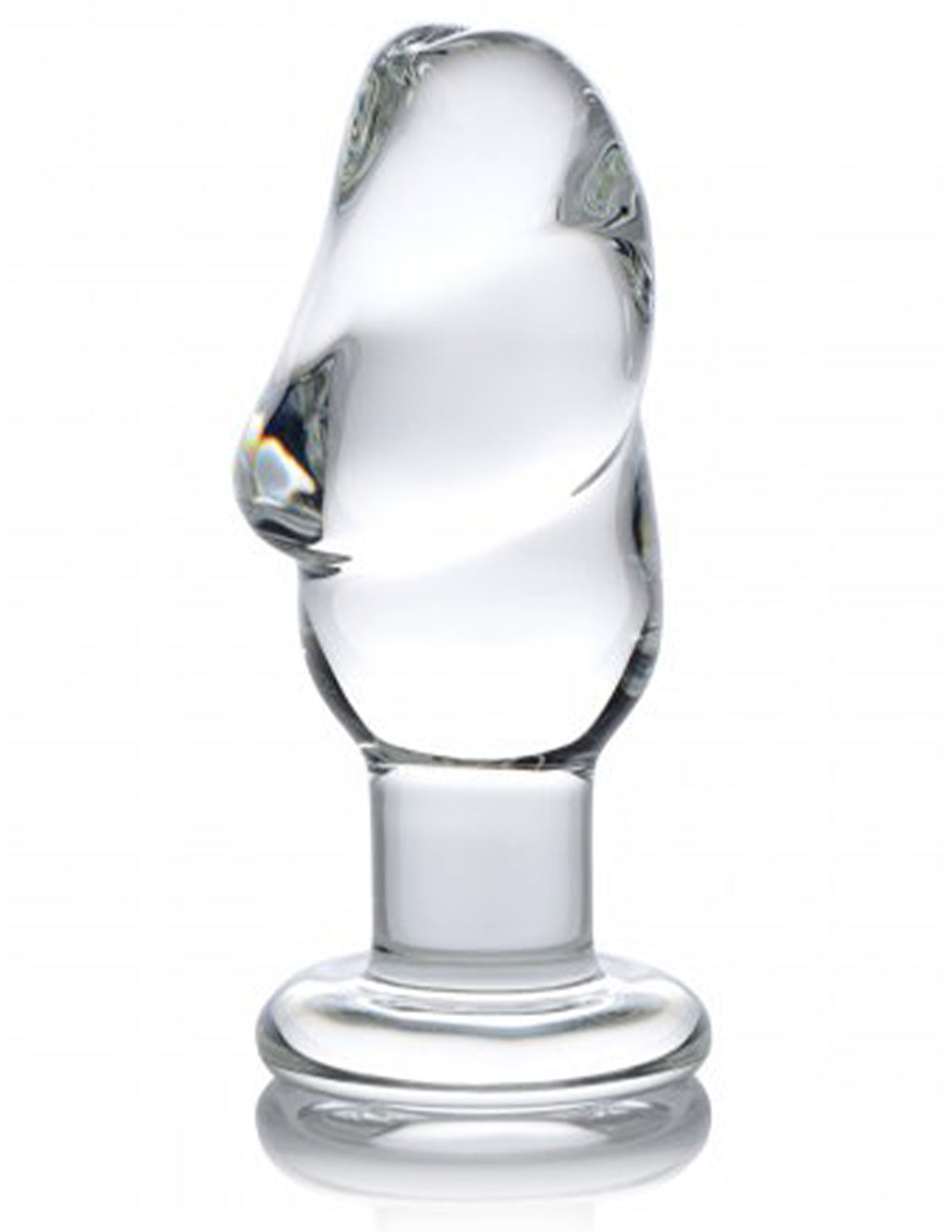 Prisms Erotic Glass Asvini Glass Penis Anal Plug- front