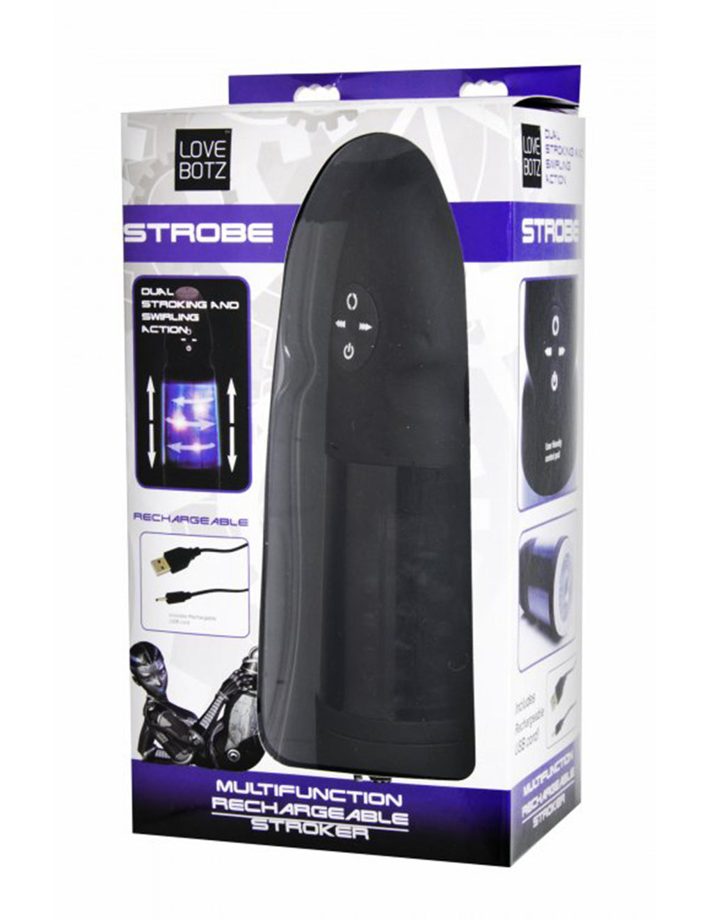 Strobe Stroker Rechargeable Sex Machine - Novelties - Sex Machine