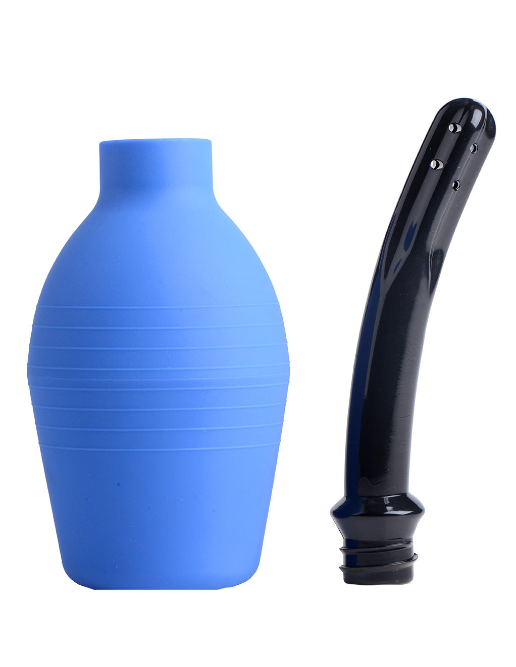 CleanStream Premium One-Way Valve Enema Douche Bulb And Nozzle Front