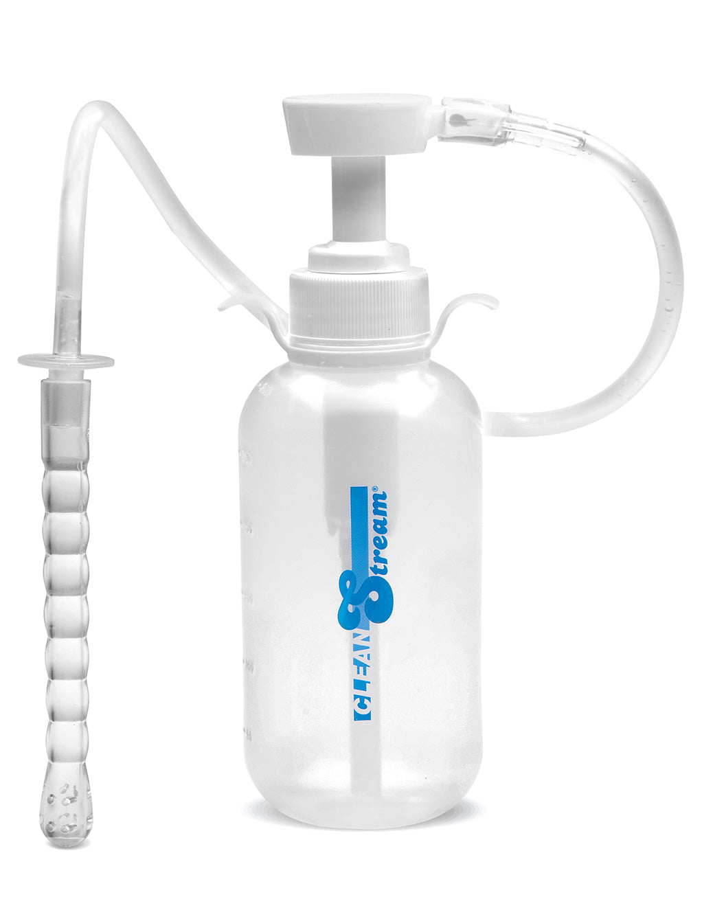 CleanStream Pump Action Enema Bottle With Nozzle Front