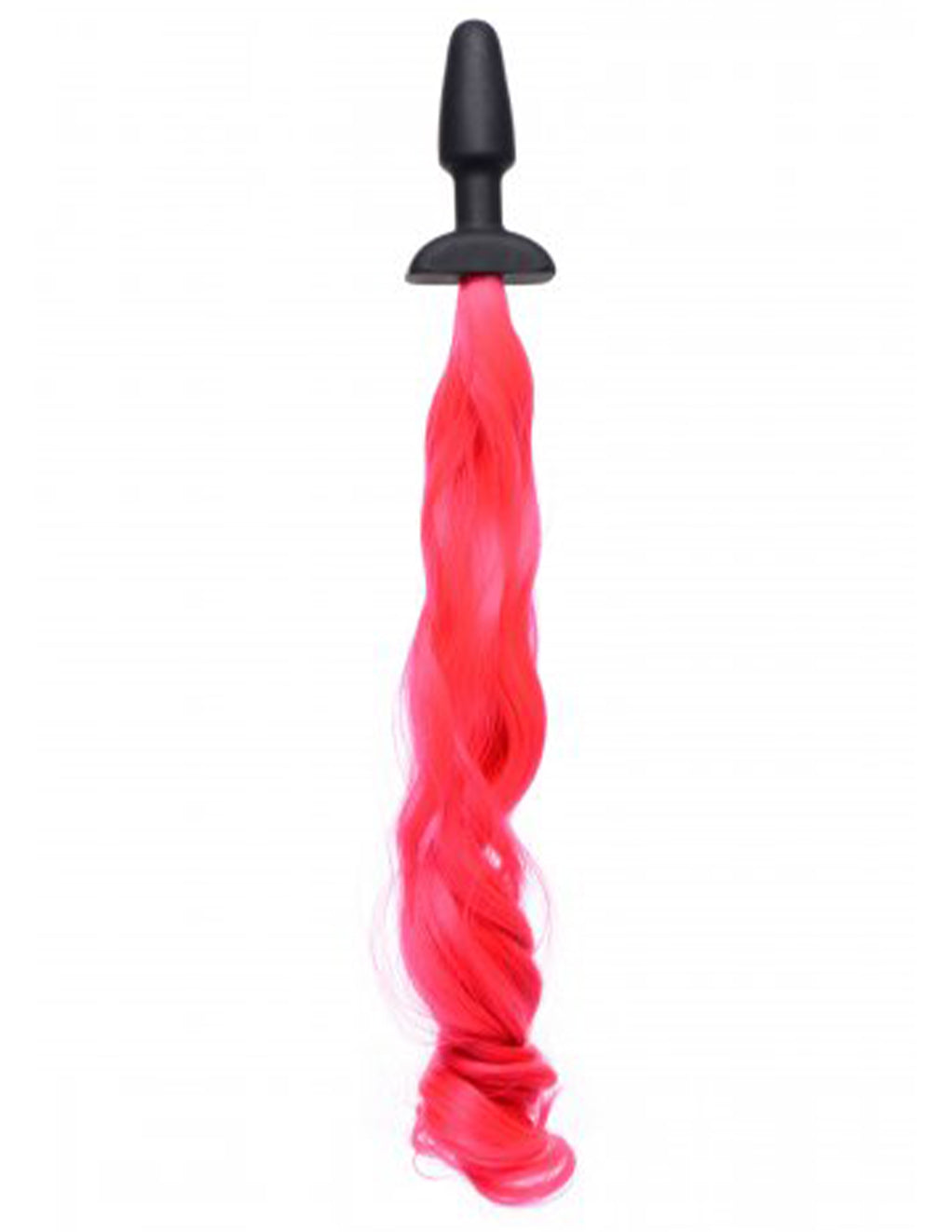 Tailz Pony Tail Silicone Plug- Pink- Front 1