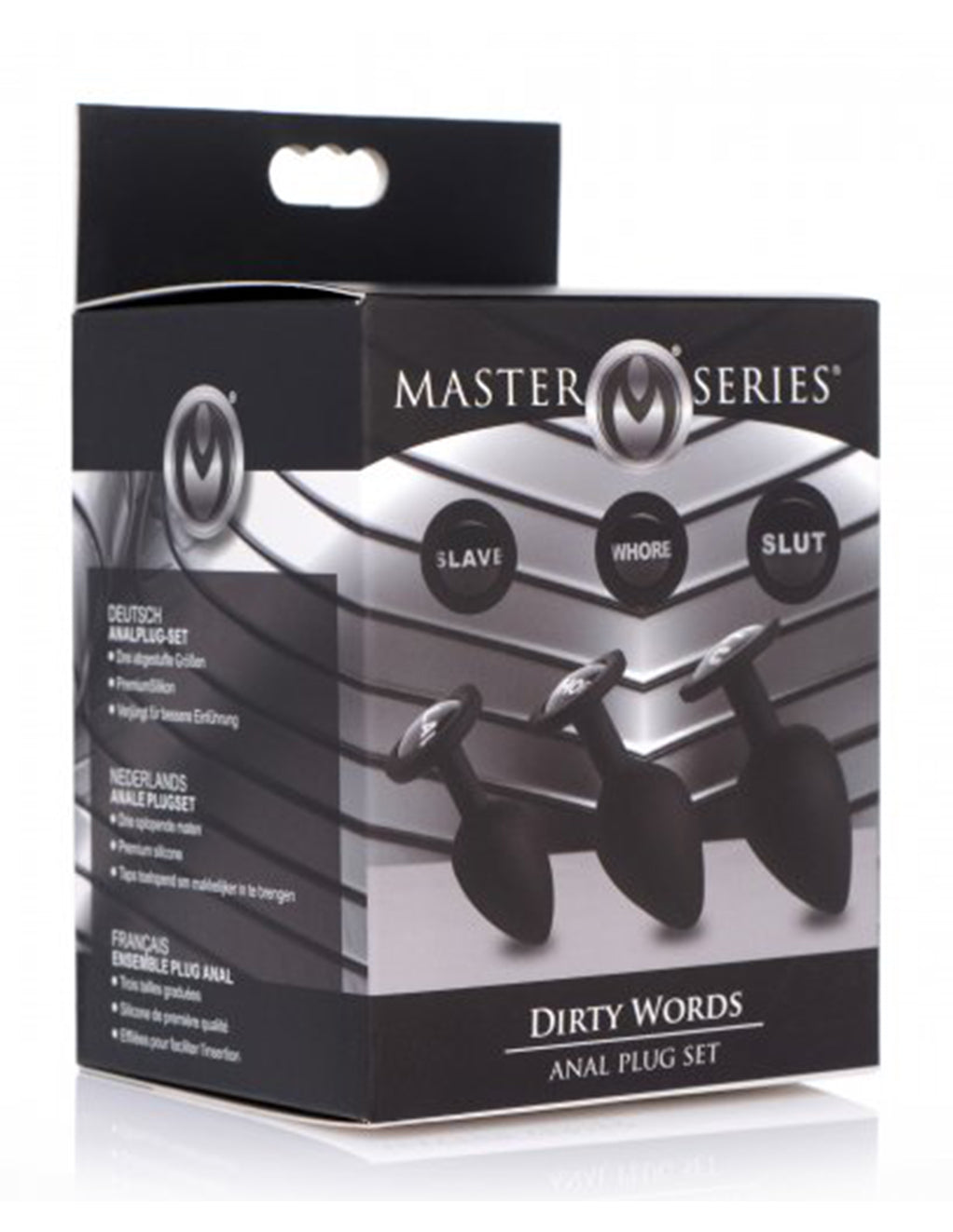 Dirty Words Anal Plug Set- Package