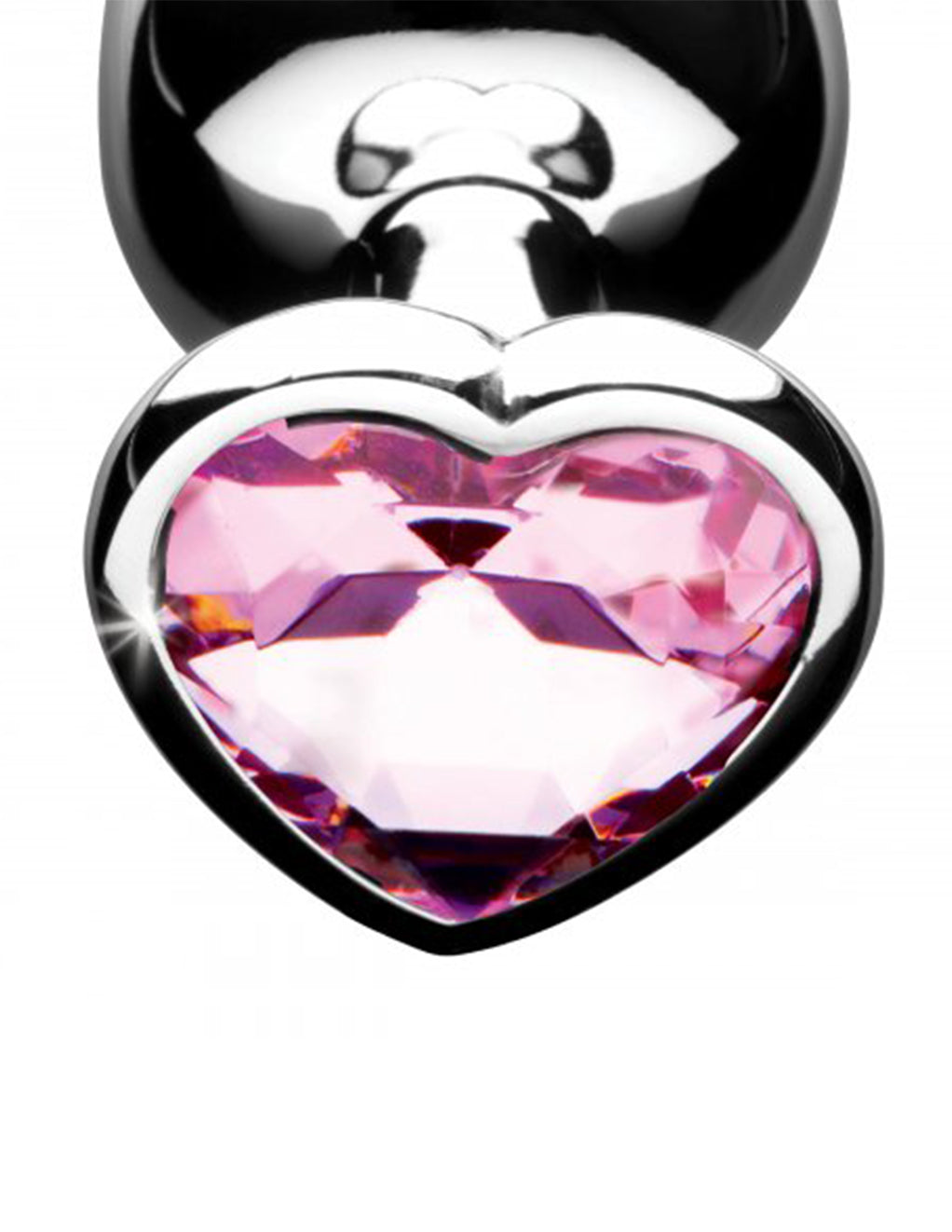 Booty Sparks Pink Heart Plug Set- Close up