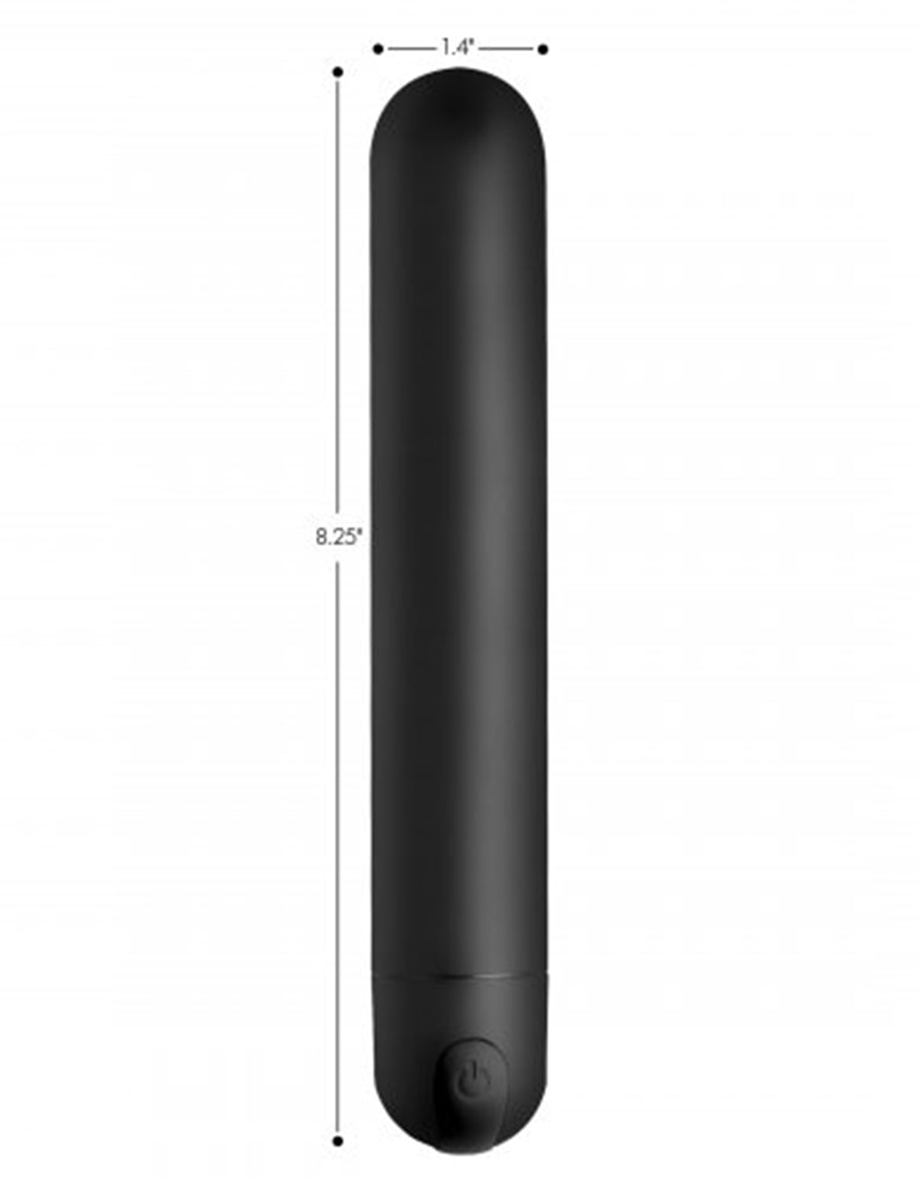 Bang! XL Bullet Vibrator- Black- Size dimensions