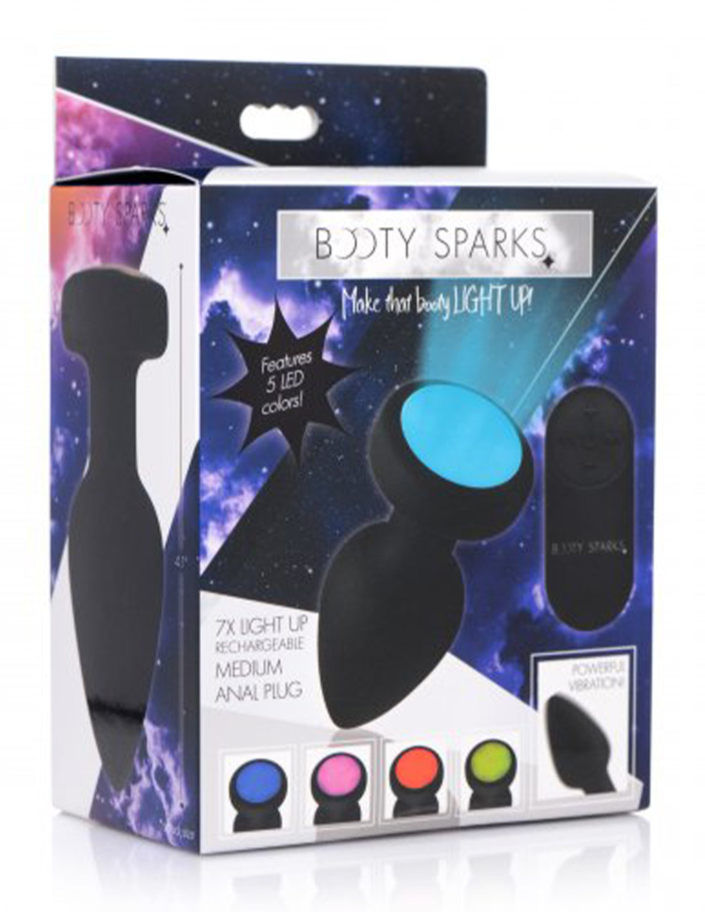 Booty Sparks Light Up Plug- Package