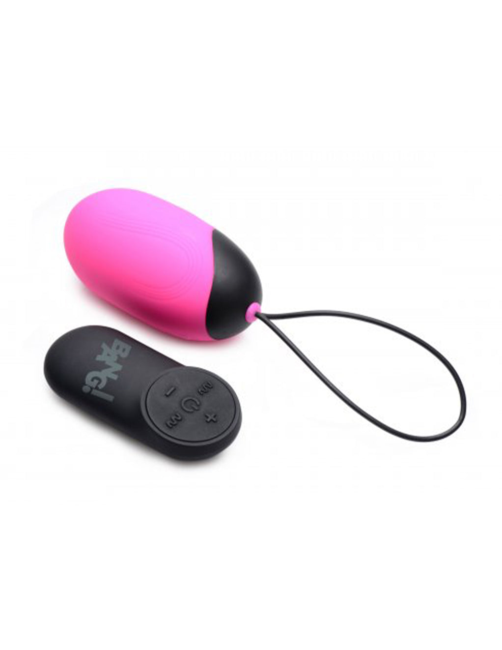 Bang! XL Vibrating Egg w/ Remote- Pink- Front
