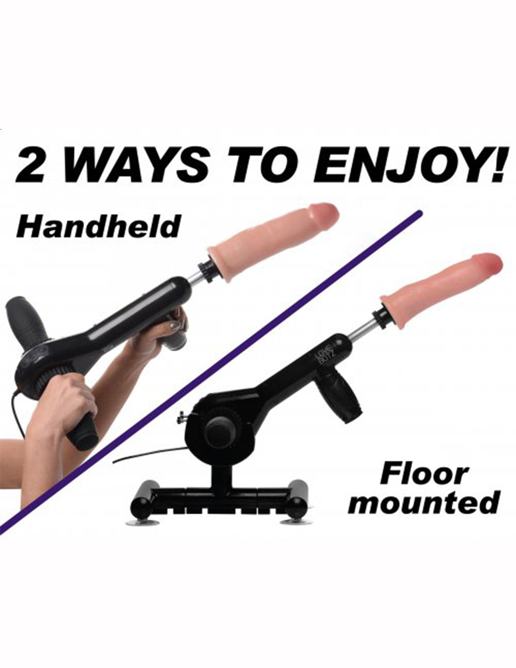 Pro-Bang Sex Machine- Ways to Use Diagram