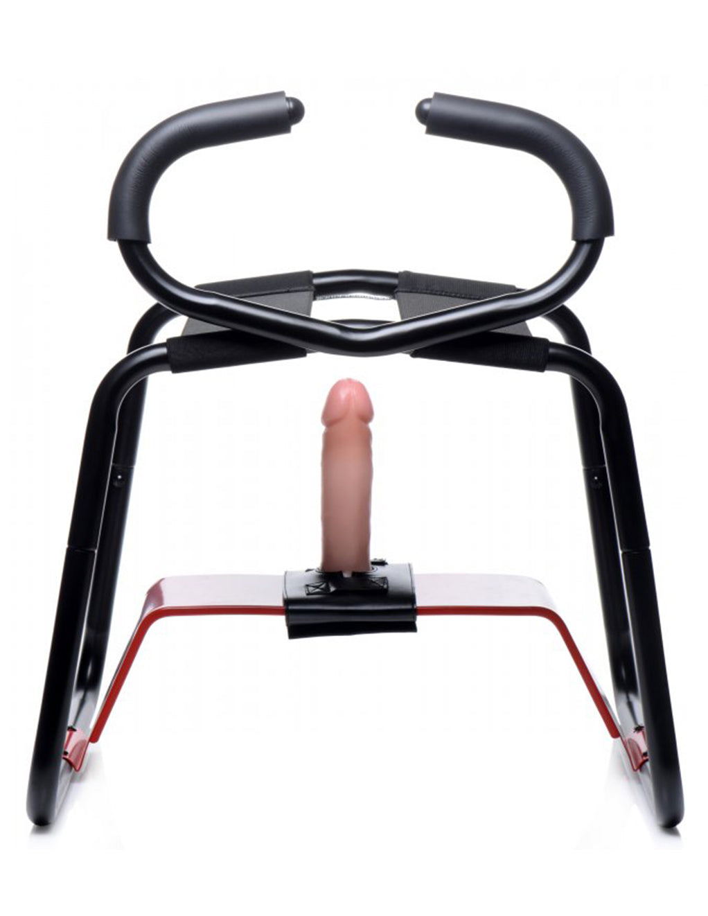 Love Botz Bangin Bench- Front Facing w/ dildo example