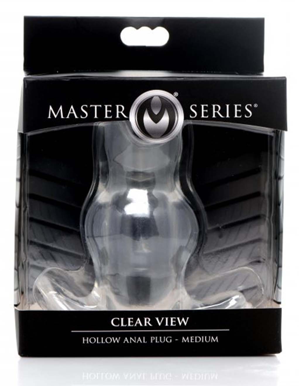 Master Series Clear Hollow Plug- Small- Packaging