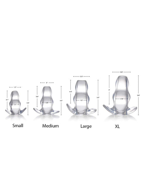Master Series Clear View Hollow Plug | Sex Toys at Hustler Hollywood Master Series Clear View Hollow Plug | Sex Toys at Hustler Hollywood