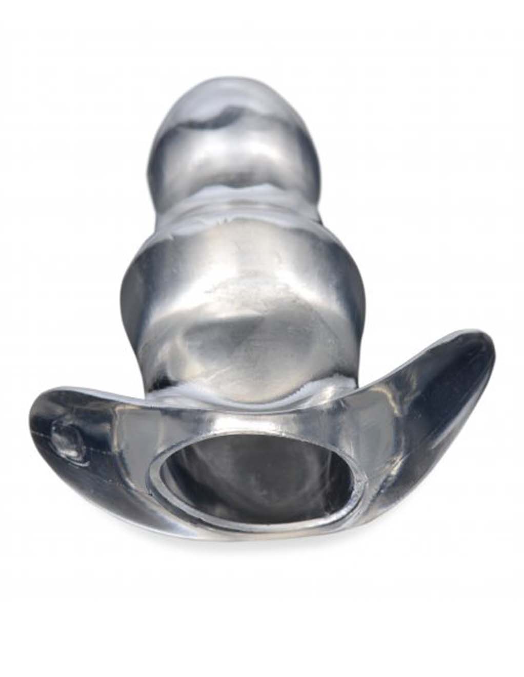 Master Series Clear Hollow Plug- Small- Bottom