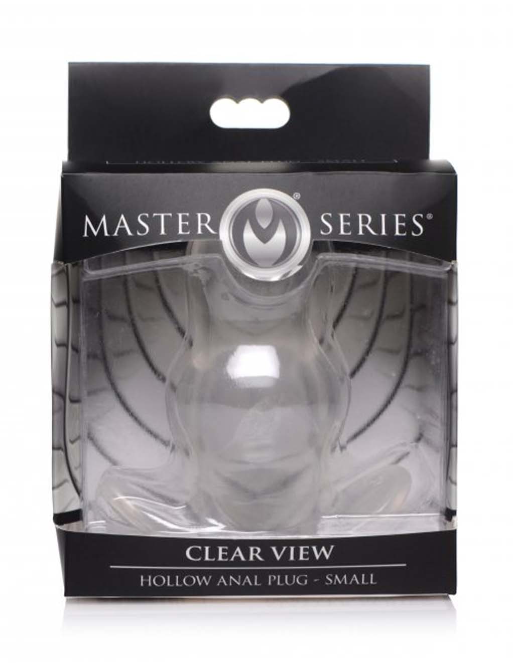 Master Series Clear Hollow Plug- Small- Packaging
