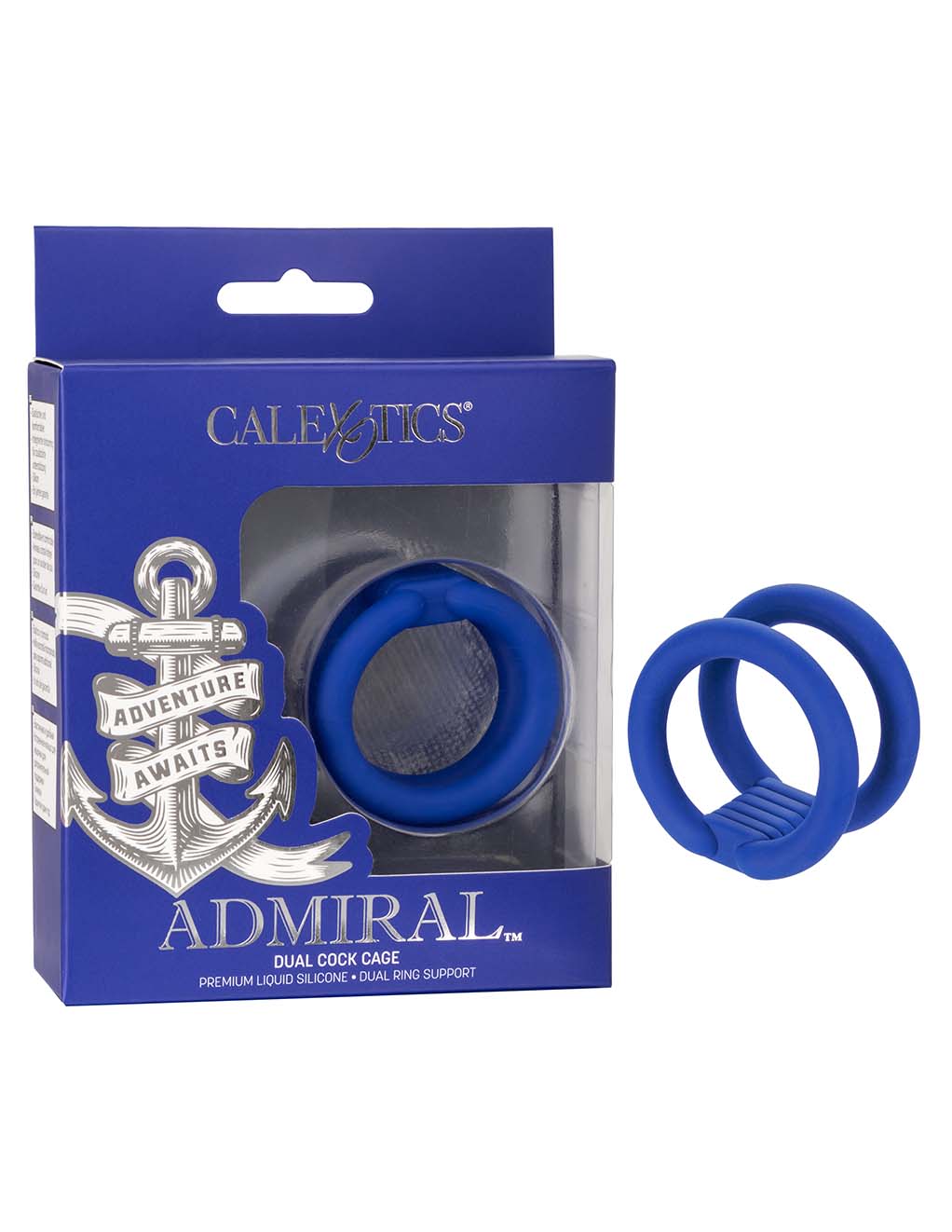 Admiral Dual Cock Cage- with Box