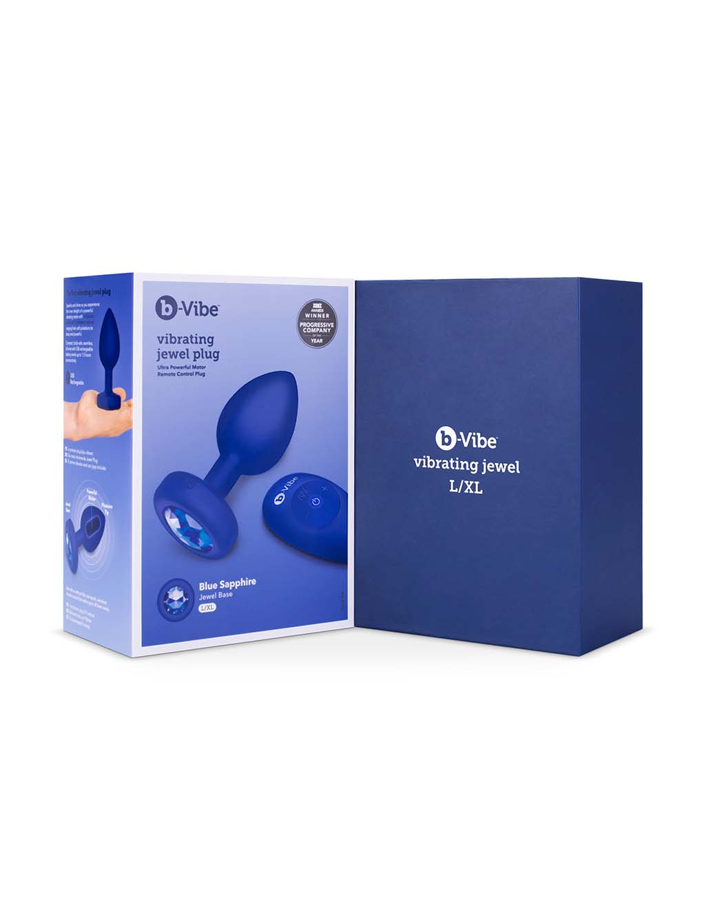 B-Vibe Vibrating Jewel Plug L/XL- Box 2