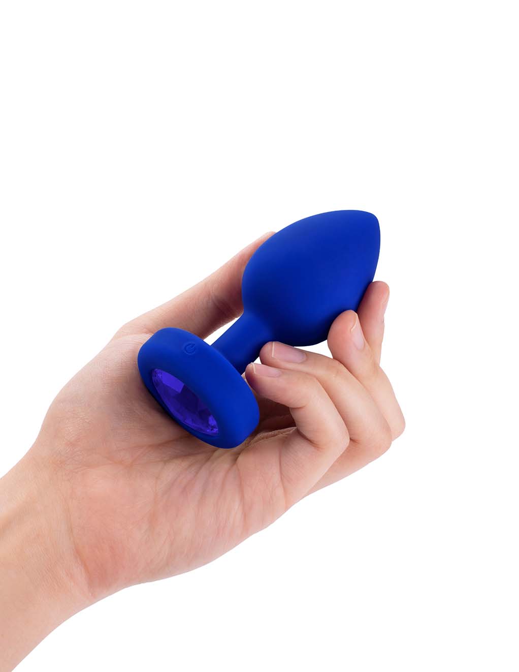 B-Vibe Vibrating Jewel Plug L/XL- Hand 1