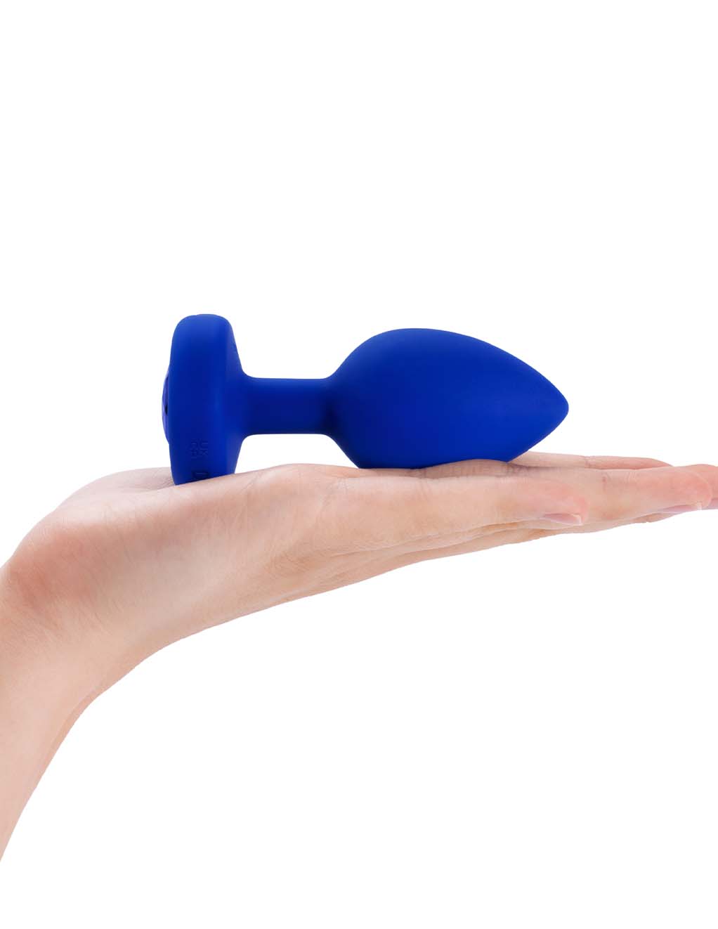 B-Vibe Vibrating Jewel Plug L/XL- Hand 3