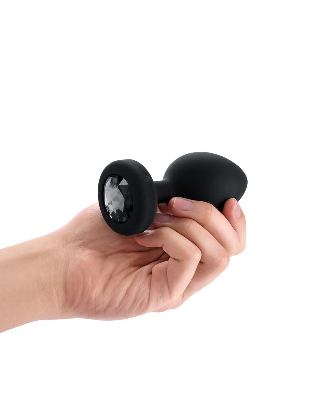 B-Vibe Vibrating Jewel Plug XXL- Hand 1