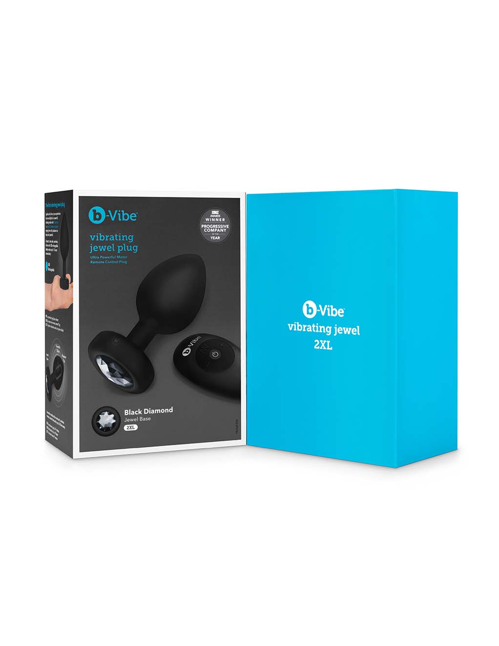 B-Vibe Vibrating Jewel Plug XXL- Box 2