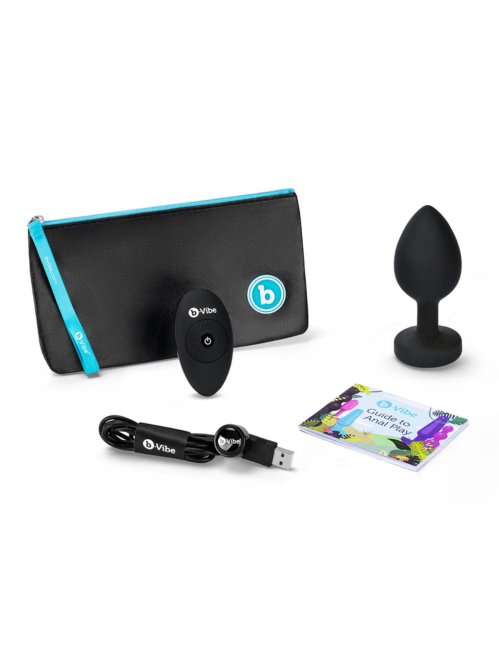 B-Vibe Vibrating Jewel Plug XXL - Kit