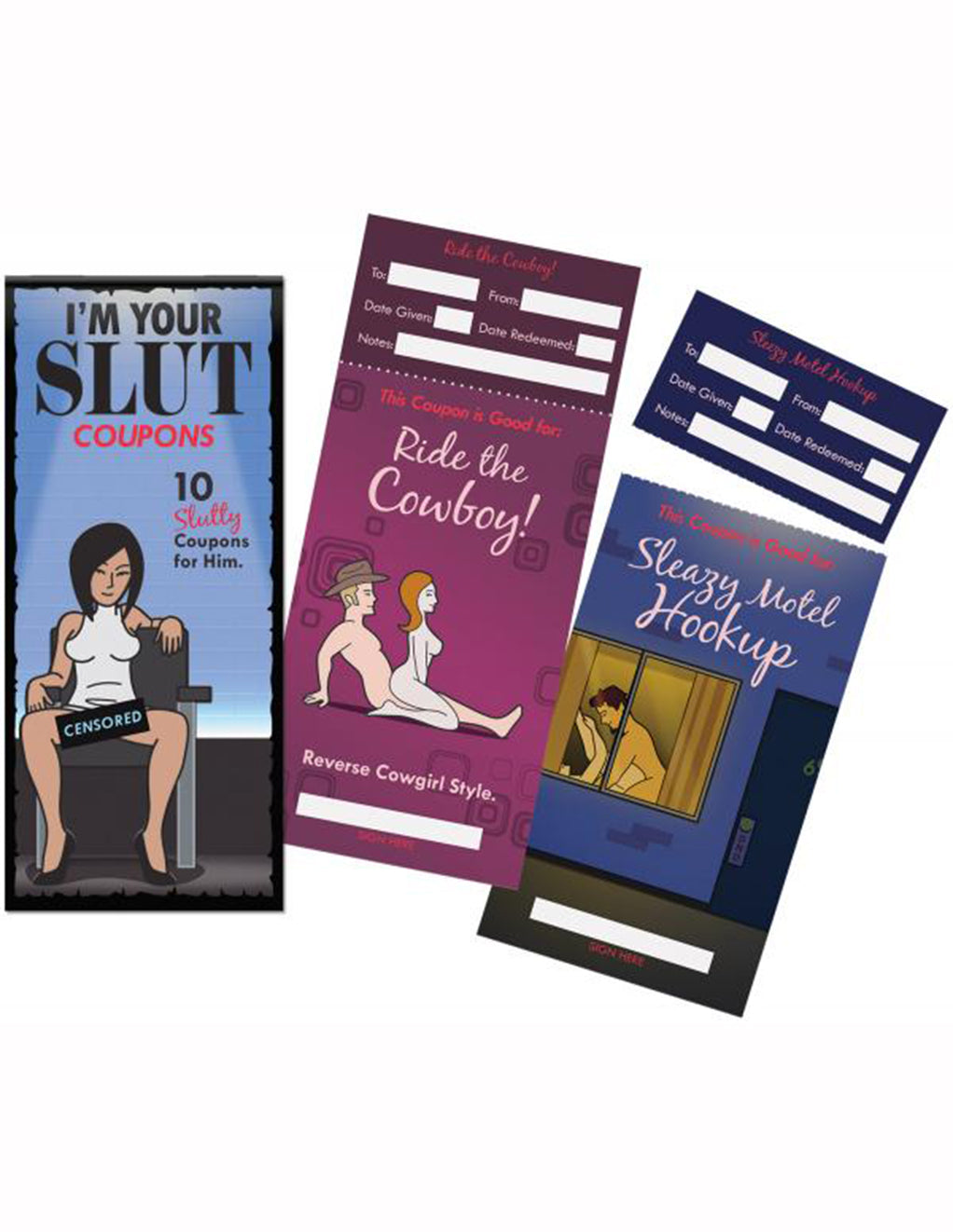I'm Your Slut Coupons- Front