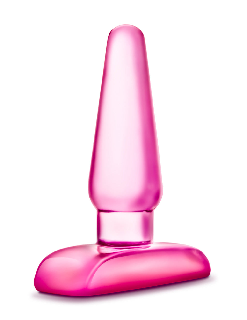 B Yours Eclipse Pleaser Anal Plug- Small- Pink- Side