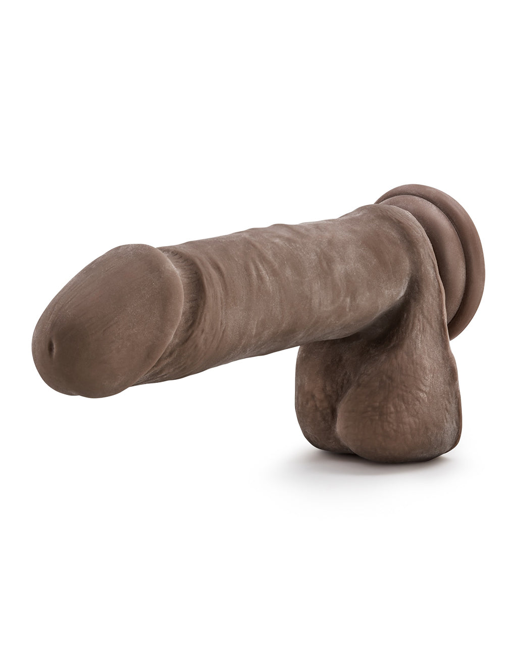 Au Naturel 8" Sensa Feel- Chocolate- Front Tip