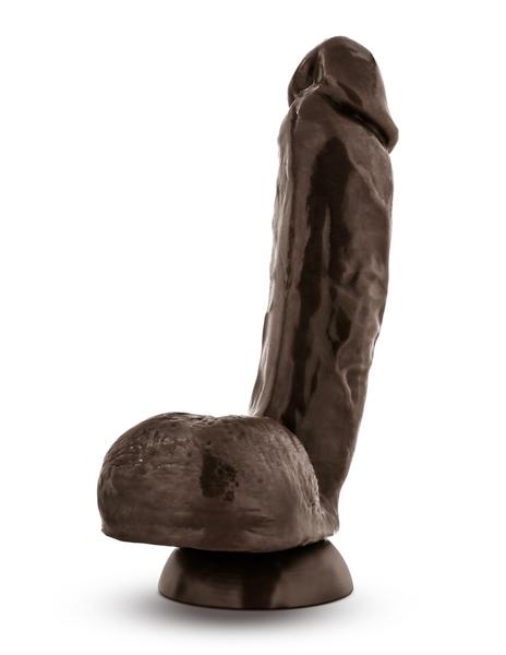 X5 Hard On Realistic Suction Cup Dildo- Brown- Front