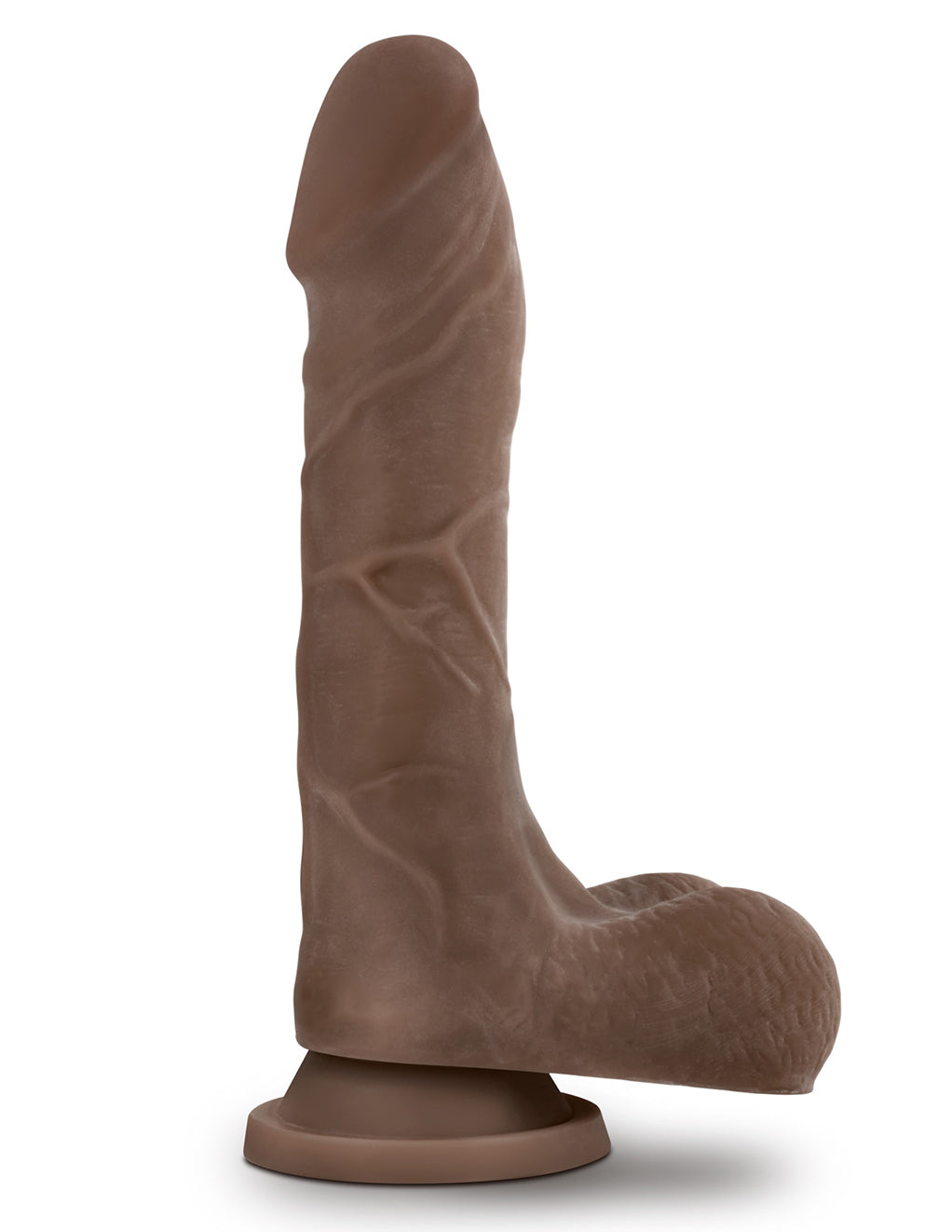 Au Naturel Mr. Perfect Dildo- Chocolate- Side
