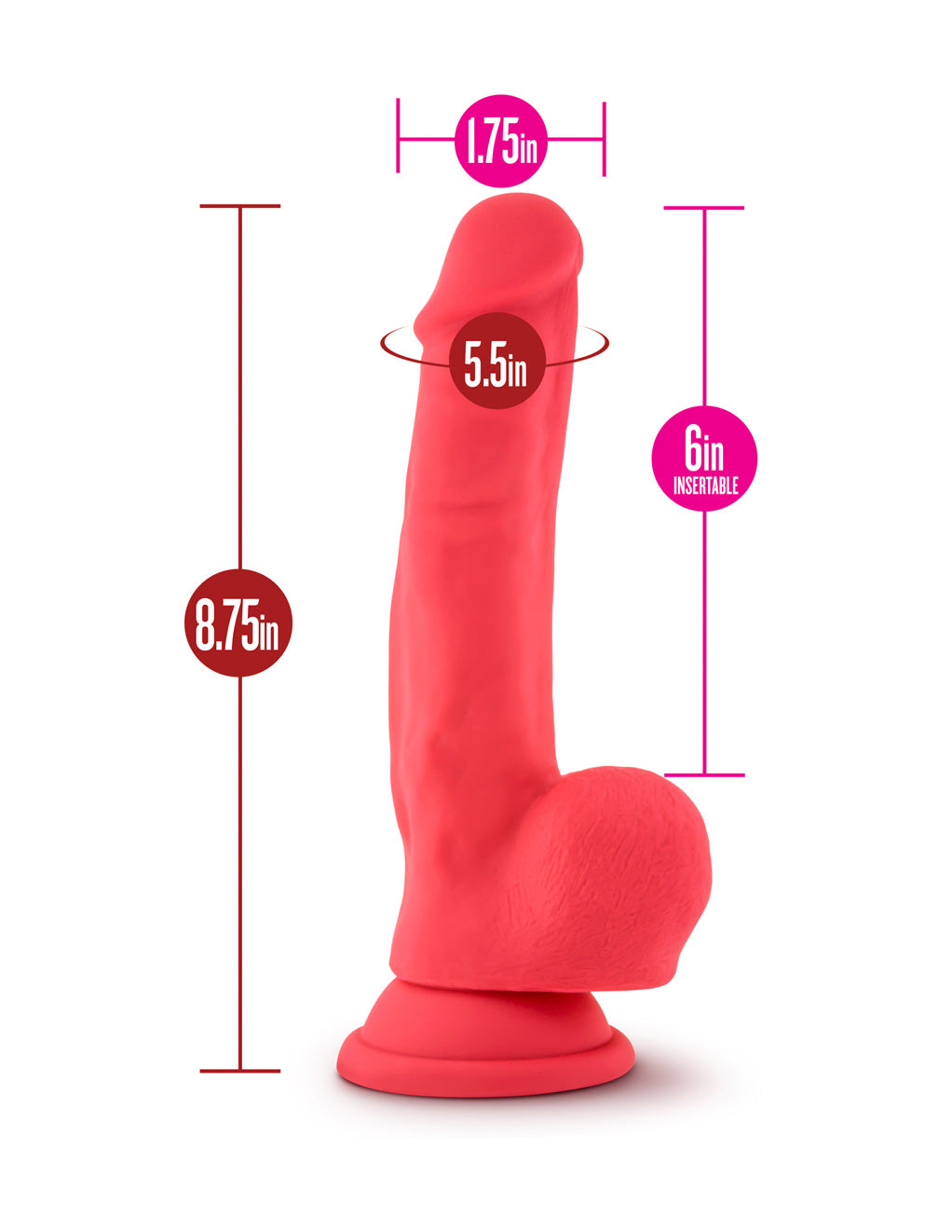 Ruse Shimmy by Blush Novelties Sizing