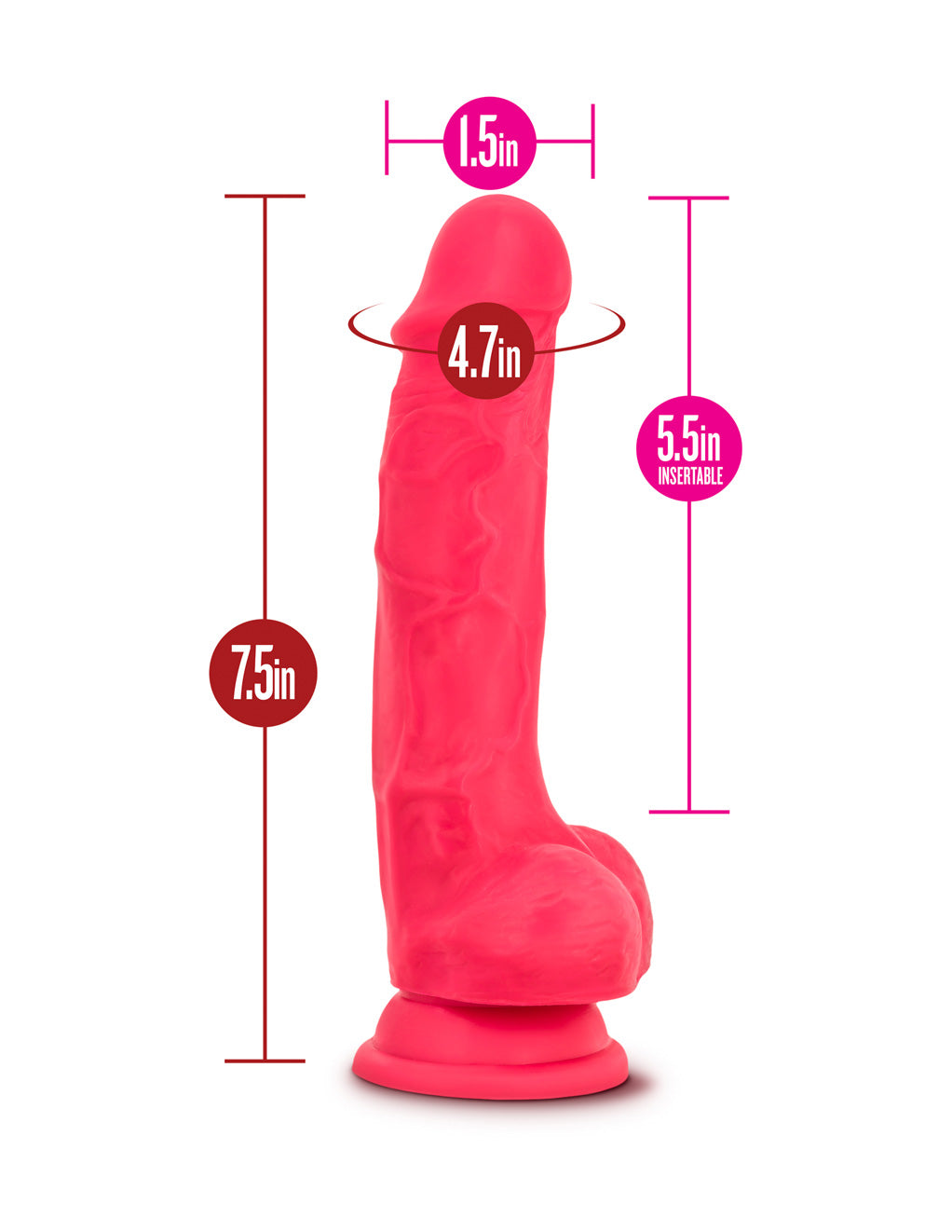 Ruse Hypnotize by Blush Novelties Sizing