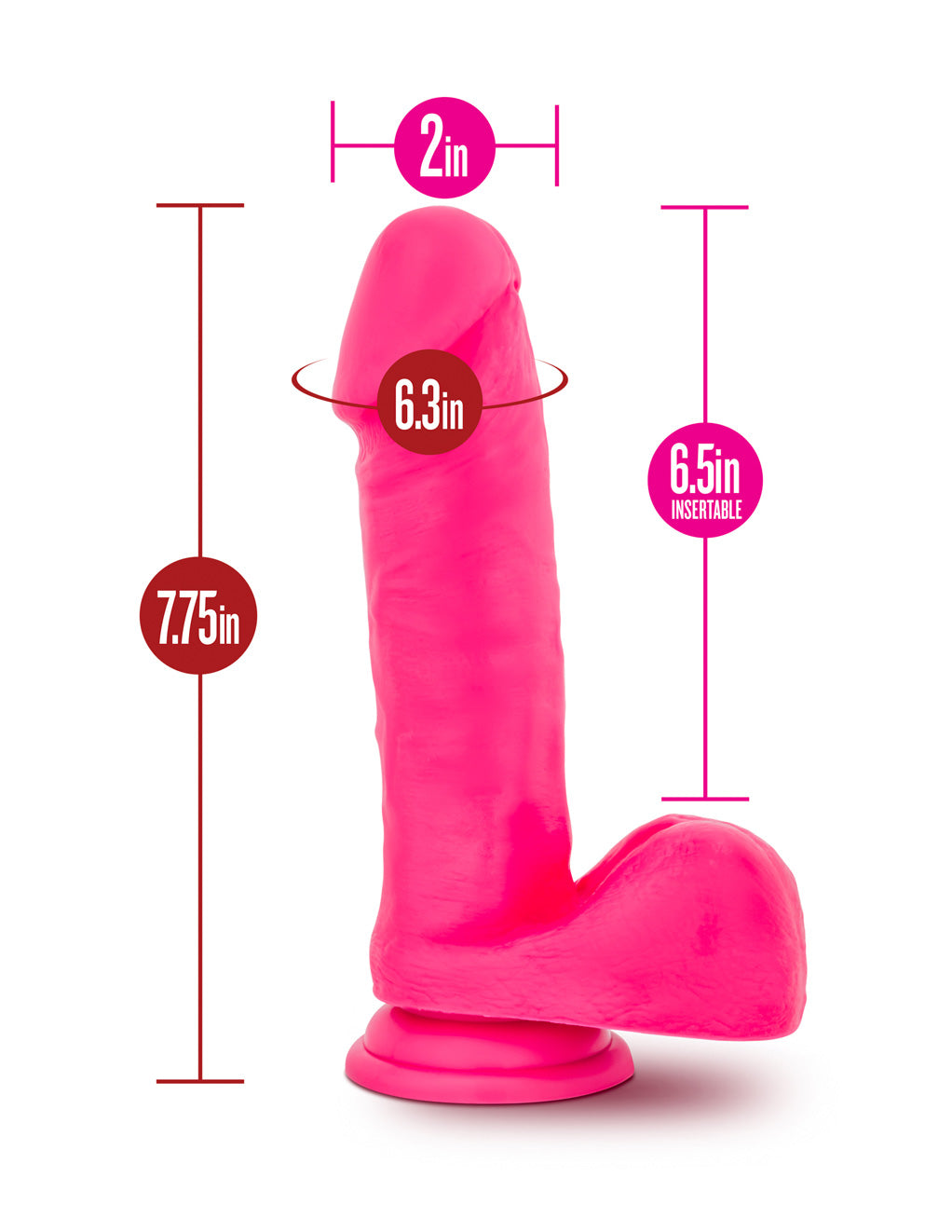 Ruse Big Poppa by Blush Novelties Sizing