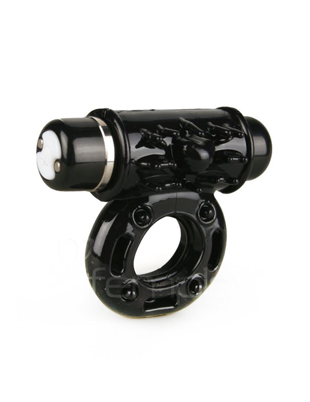 Nu Sensuelle Mate Vibrating C-Ring - Black - Main