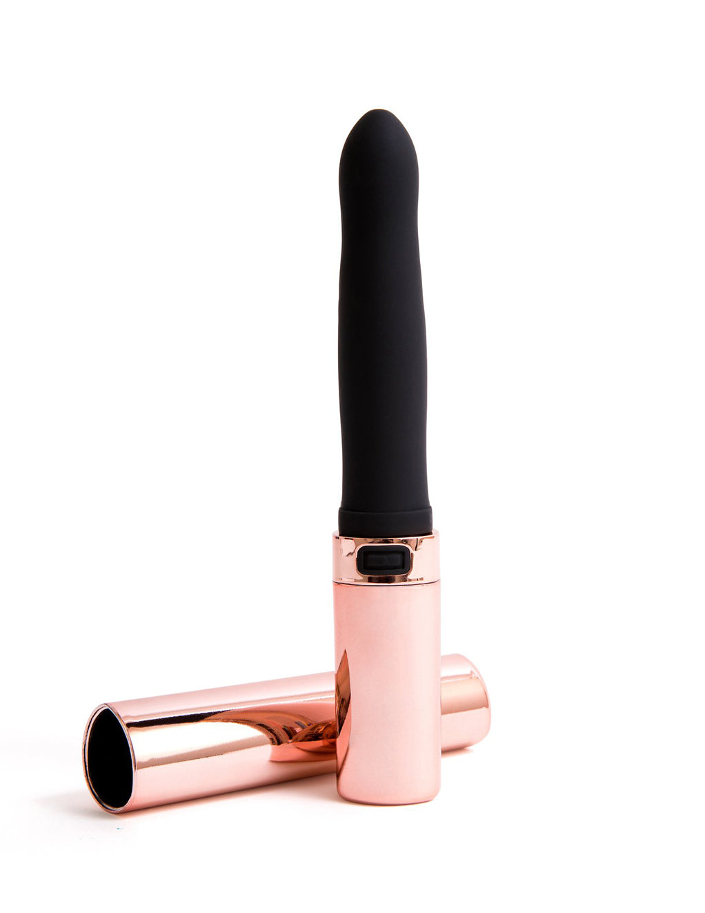 Nu Sensuelle Cache 20 Function Vibrator- Rose Gold- Front