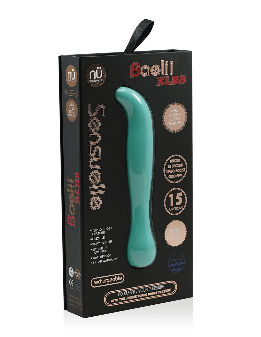 Nu Sensuelle Baelii XLR8 Turbo- Blue- Front- Side Box