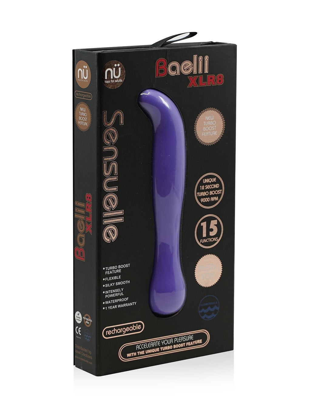 Nu Sensuelle Baelii XLR8 Turbo- Purple- Front- Side Box