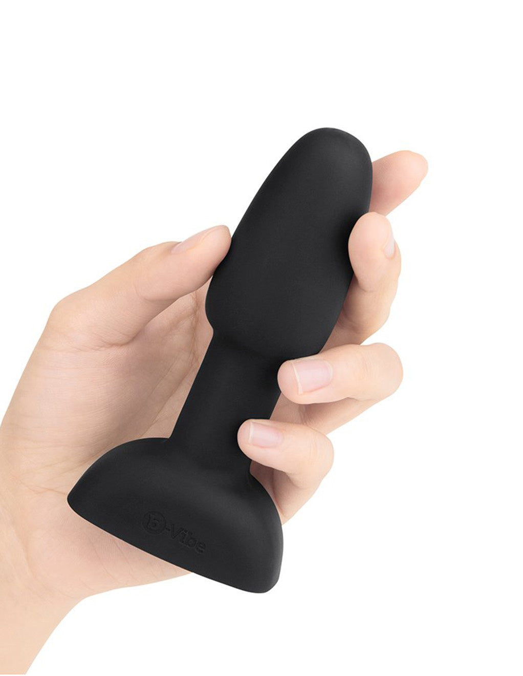 B-Vibe Petite Rimming Butt Plug- Black- In hand